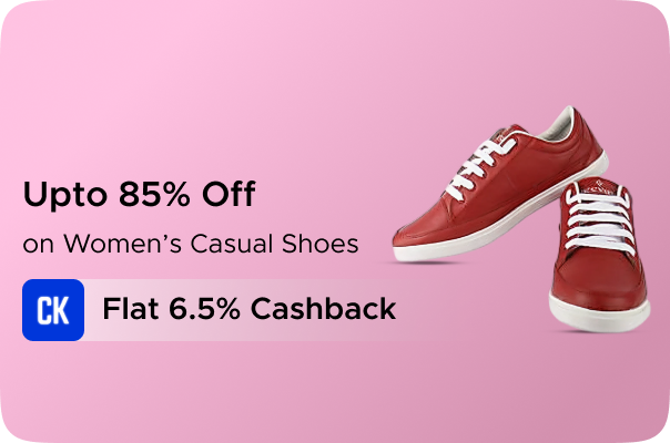 Shopclues: Upto 85% Off on Women Shoes + Flat 6.5% CashKaro Cashback